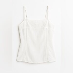 Uniti Casuals White Cotton Cami Tank Top 🤍✨ Boho • Lightweight • Summer Staple